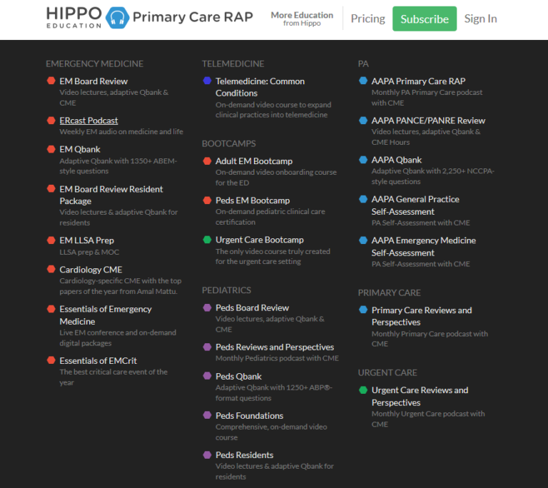 Primary Care RAP CME Hunter